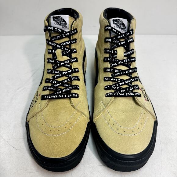 WORN ONCE Vans Sk8-Hi A Tribe Called Quest (Yellow) Suede Bonita Applebum M 9 - Picture 2 of 11